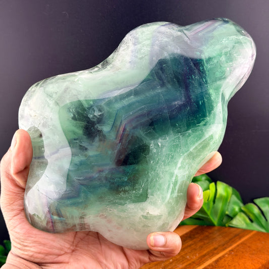 Rainbow Fluorite Freeform Bowl