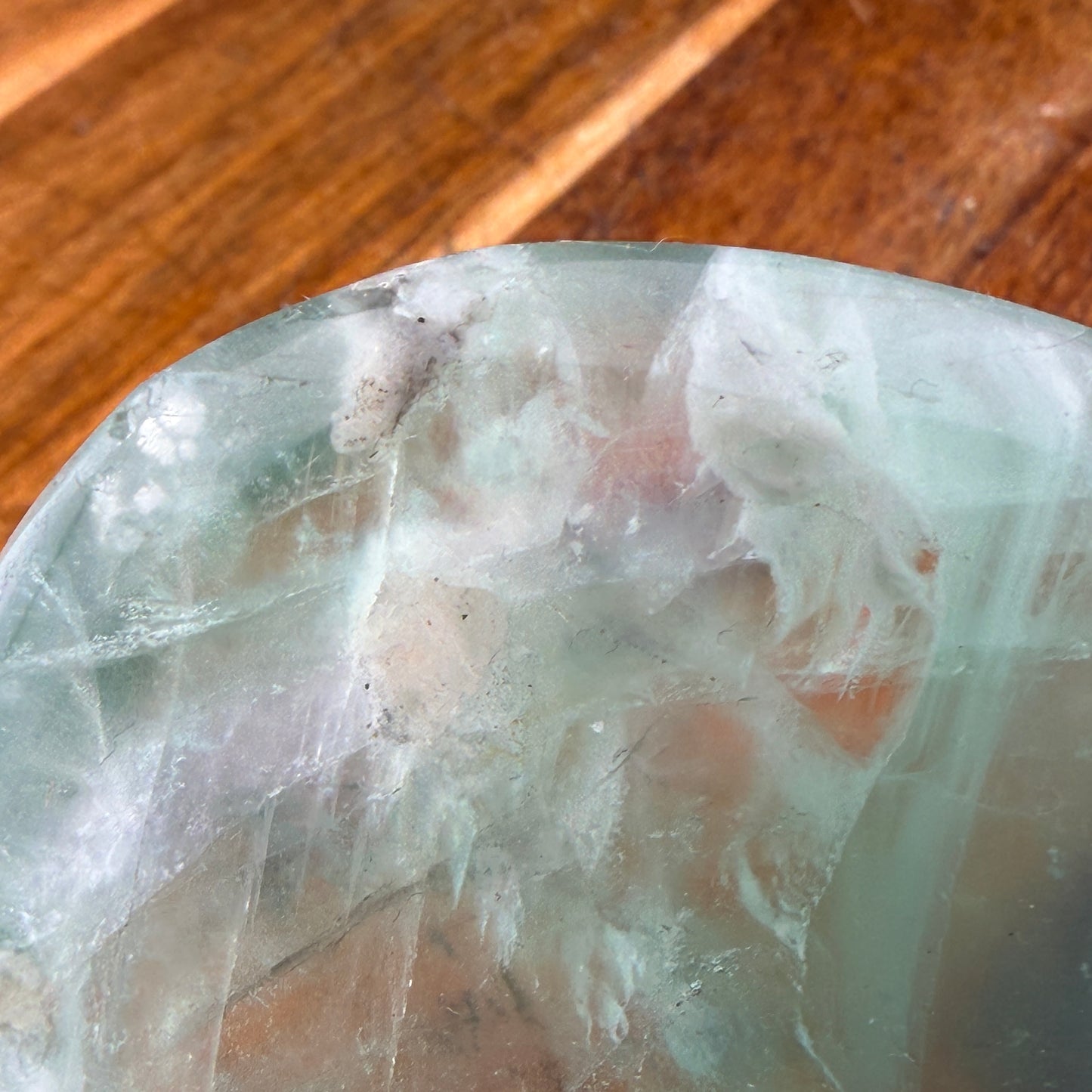 Rainbow Fluorite Freeform Bowl