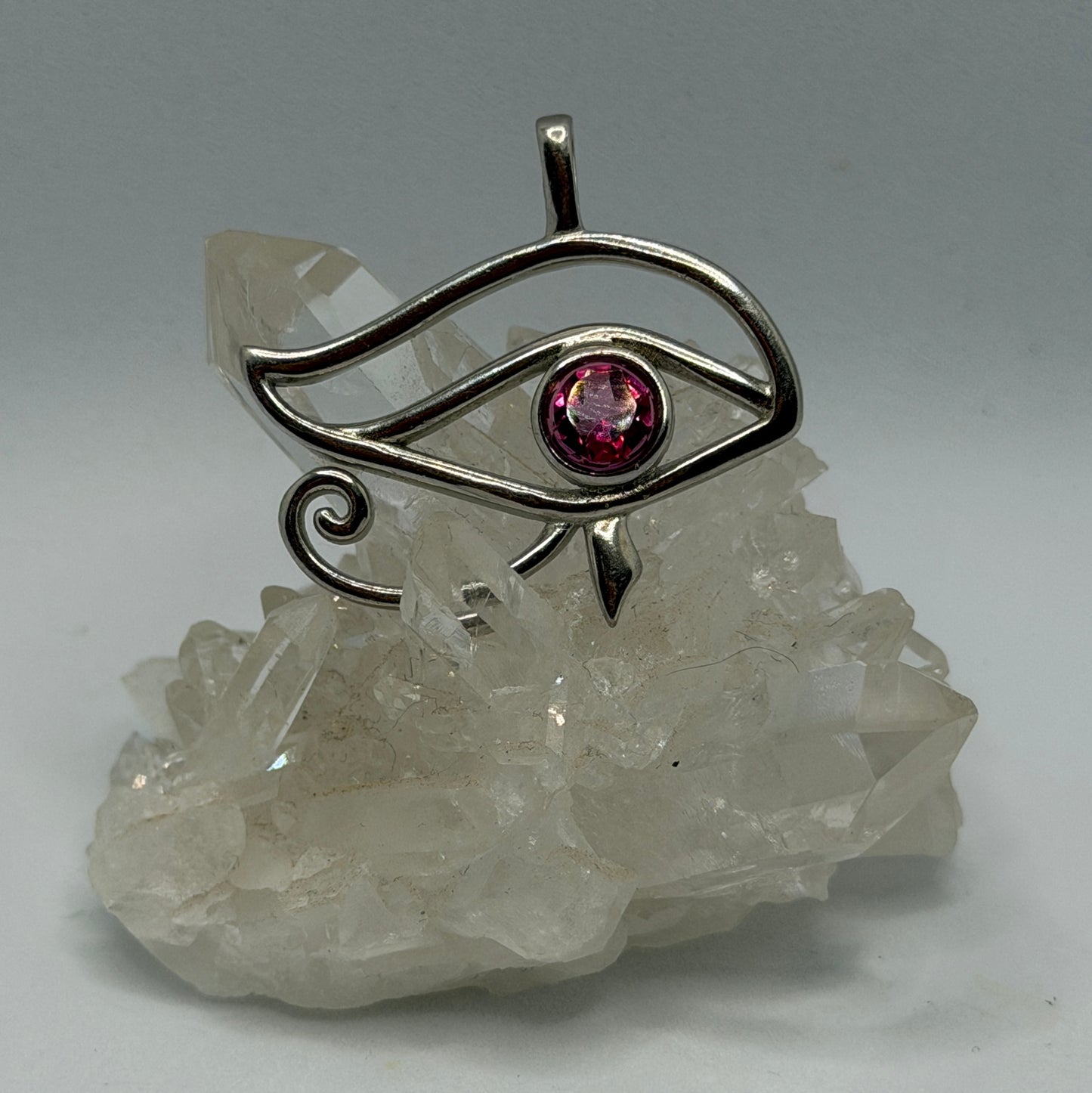 Pink Topaz Eye of Ra