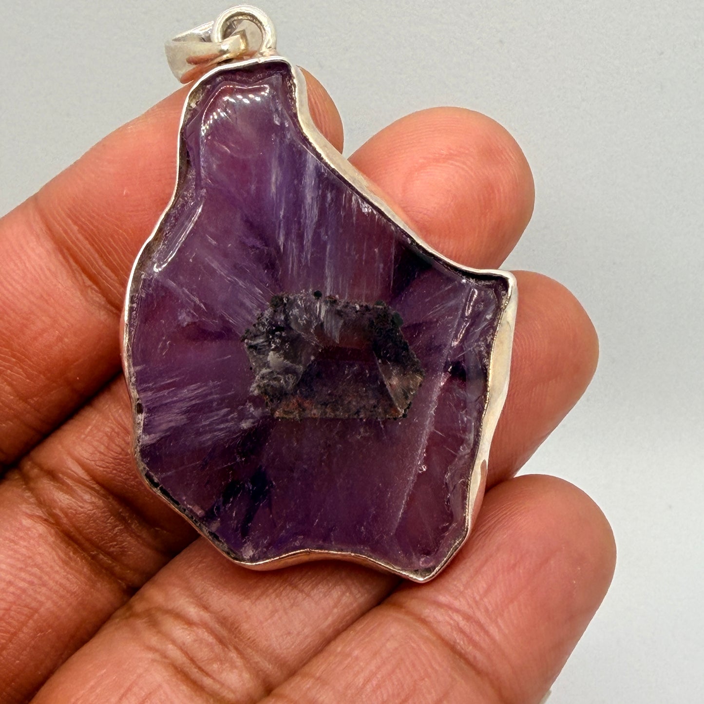 Traphiche Amethyst Pendant