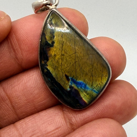 Spectrolite Teardrop Pendant