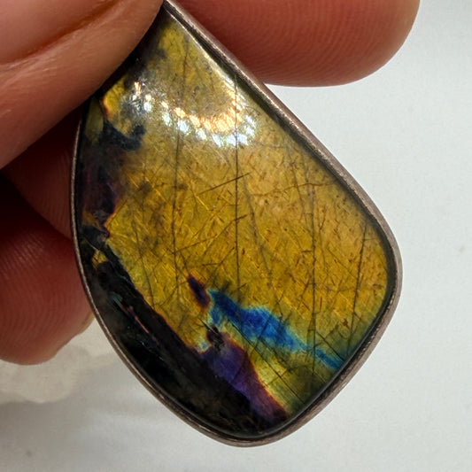 Spectrolite Teardrop Pendant