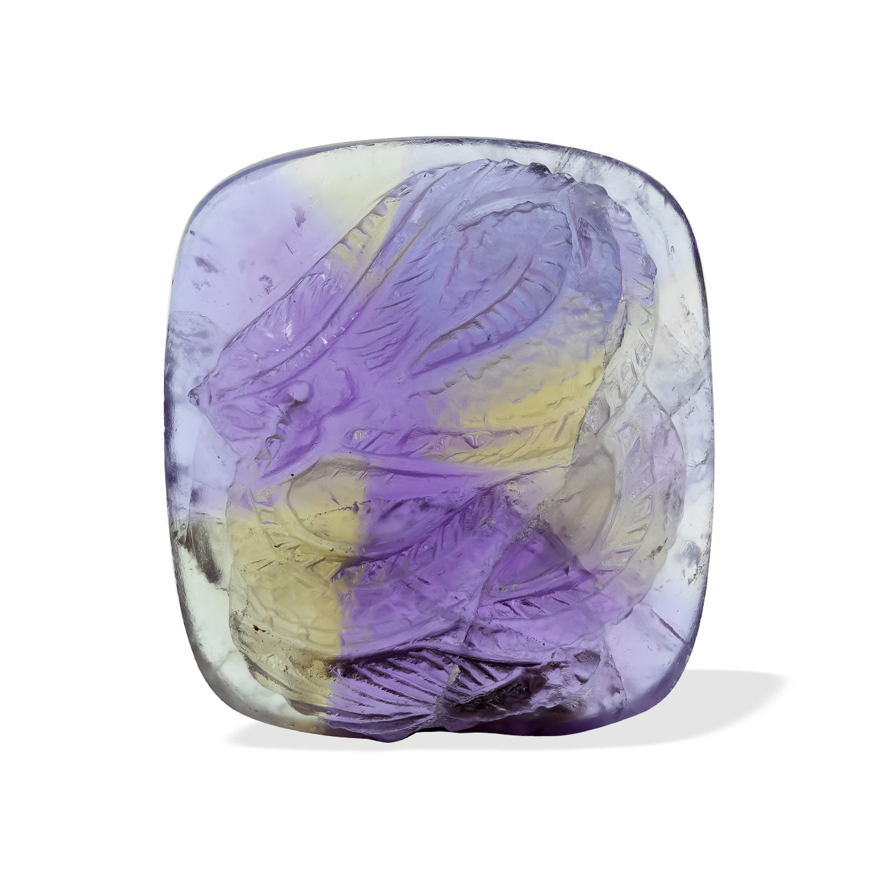 Starborn Hand Carved Ametrine Dragon 119.8 cts - 1 Piece