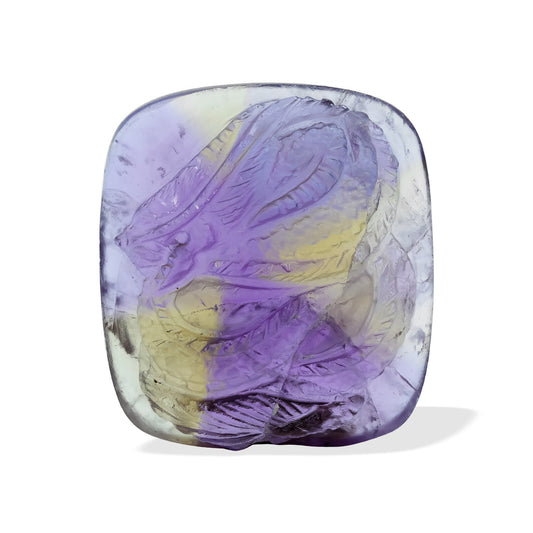 Starborn Hand Carved Ametrine Dragon 119.8 cts - 1 Piece