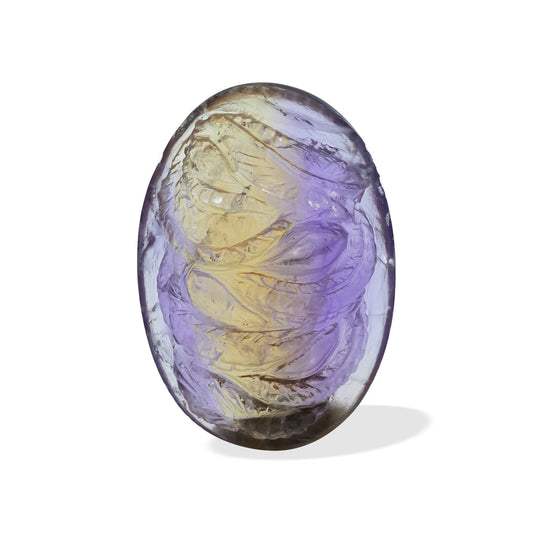 Starborn Hand Carved Ametrine Dragon 91.8 cts - 1 Piece