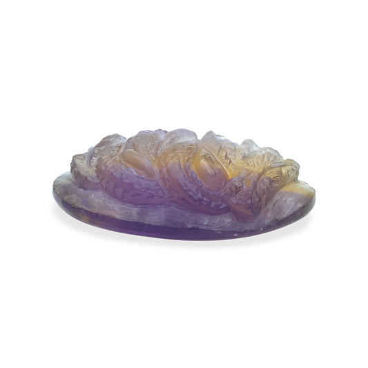 Starborn Hand Carved Ametrine Dragon 91.8 cts - 1 Piece