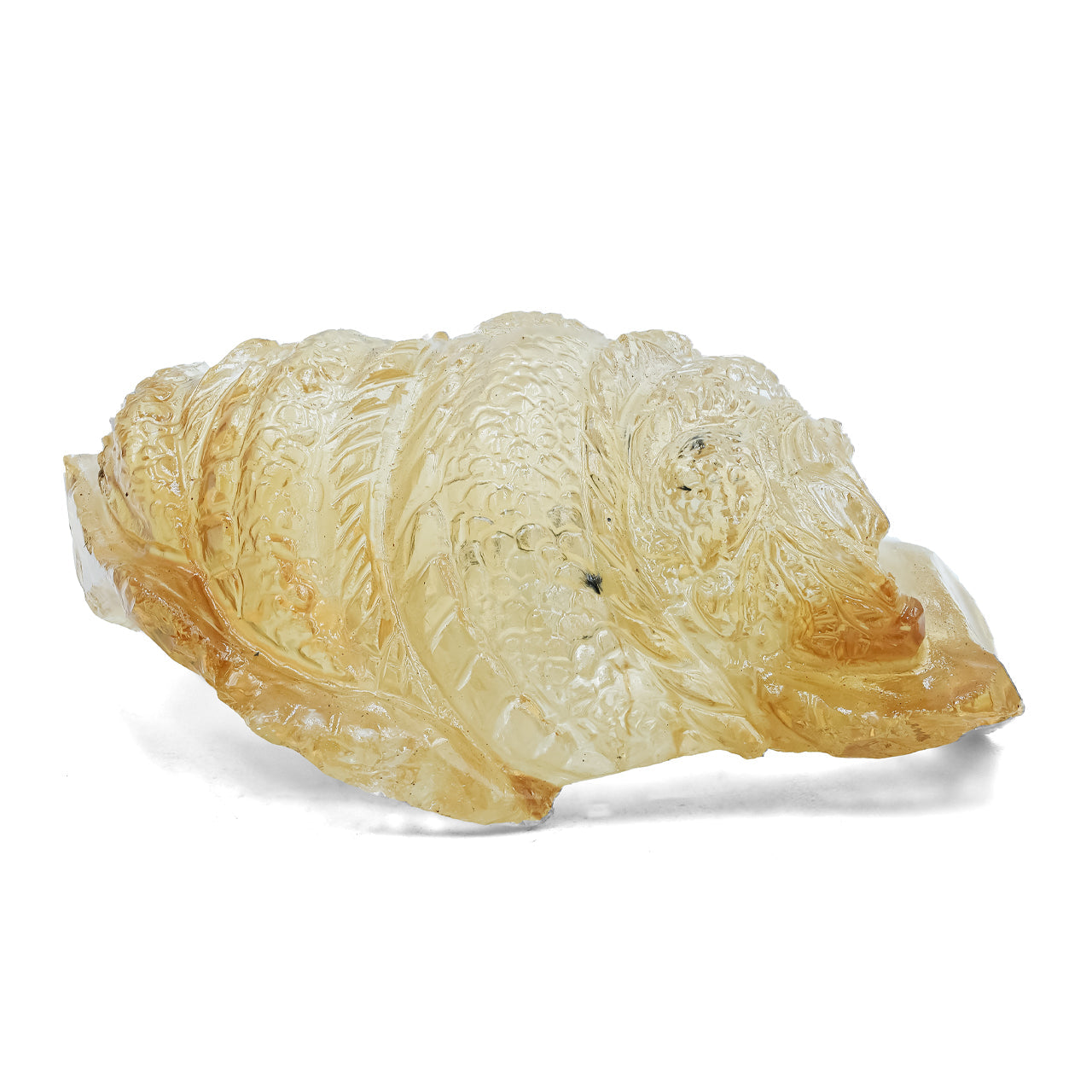 Starborn Hand Carved Citrine Dragon 222 cts - 1 Piece