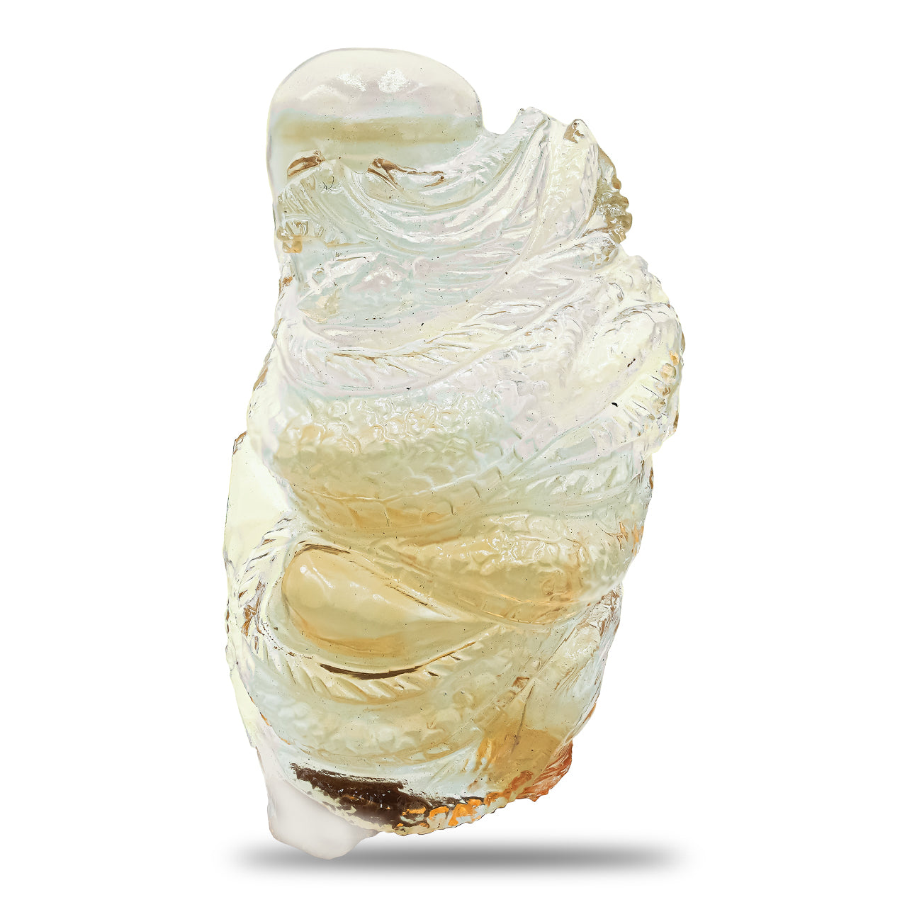 Starborn Hand Carved Citrine Dragon 136.5 cts - 1 Piece