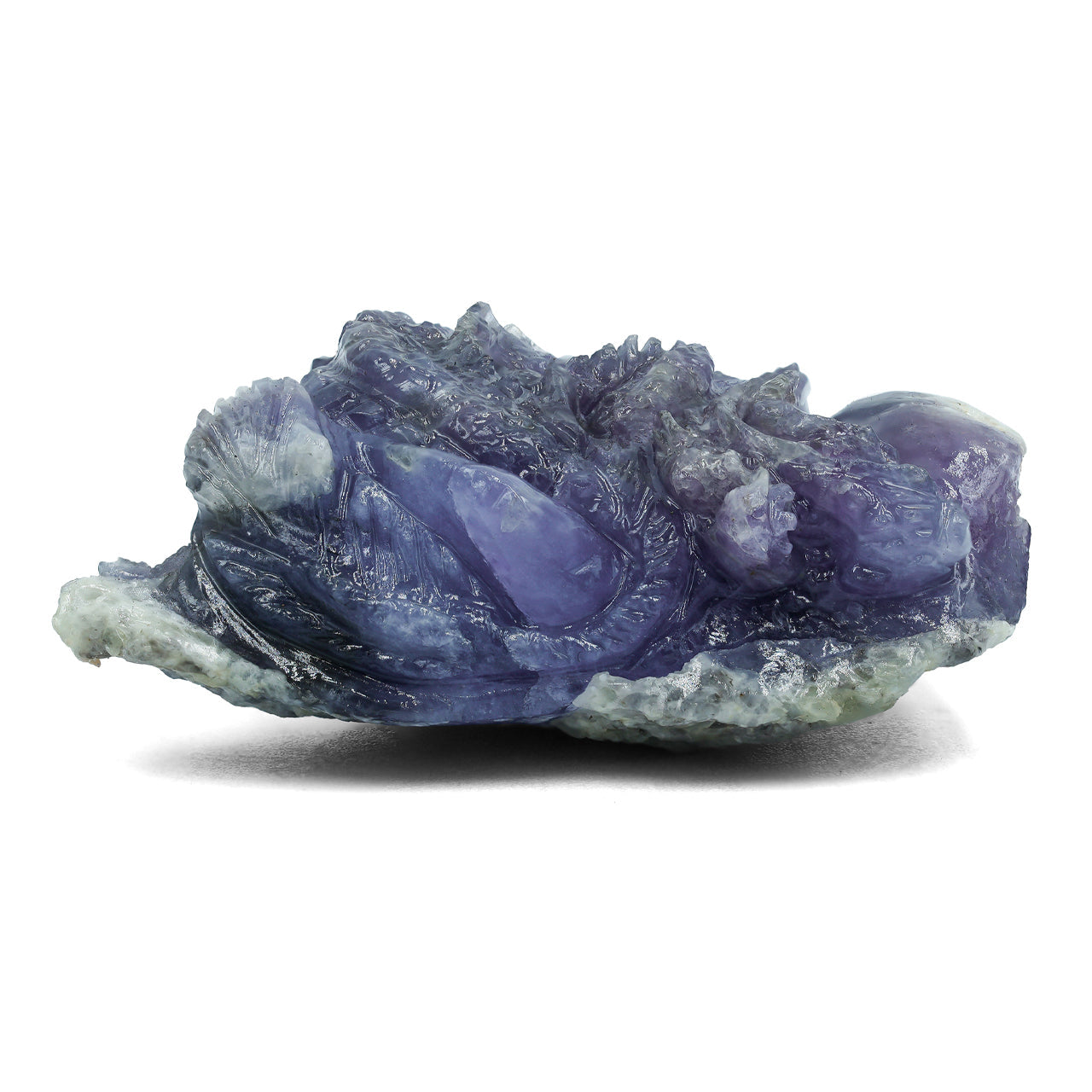 Starborn Hand Carved Fluorescent Hackmanite Dragon 129.5 cts - 1 Piece