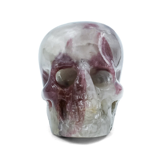 Starborn Rubellite Tourmaline from Paraiba Hand Carved Skull 319ct - 1 Piece