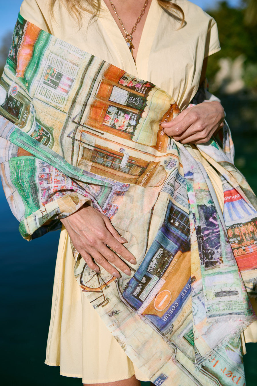 City Printed Scarf