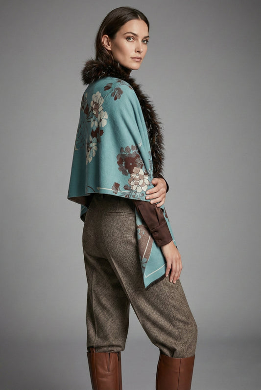 Bloom Reversible Fur Scarf