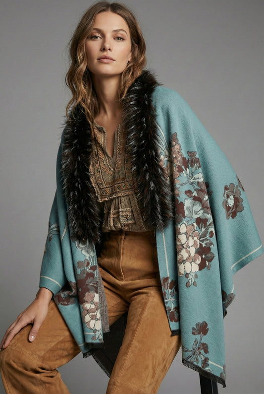Bloom Reversible Fur Scarf