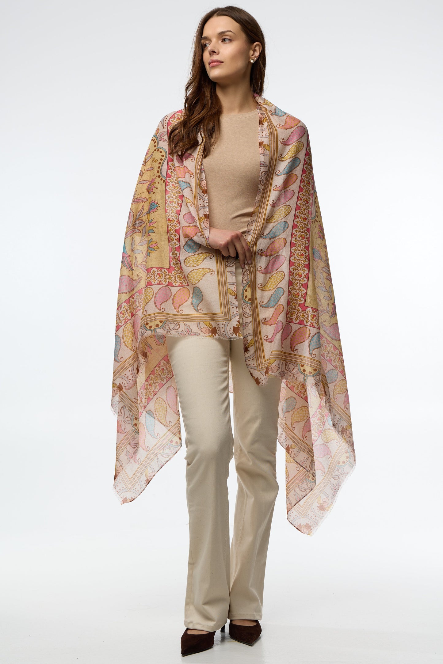 Paisley Palm Scarf