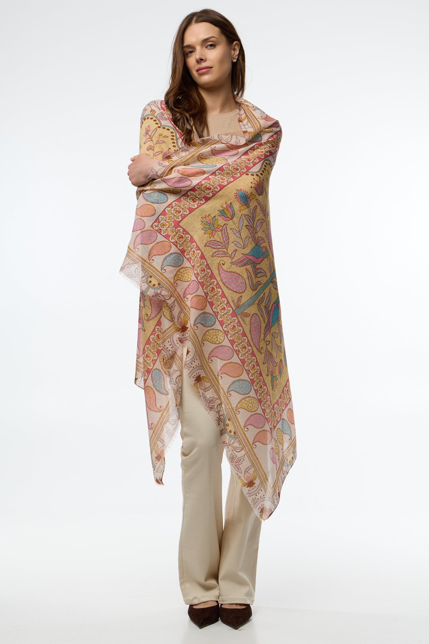 Paisley Palm Scarf