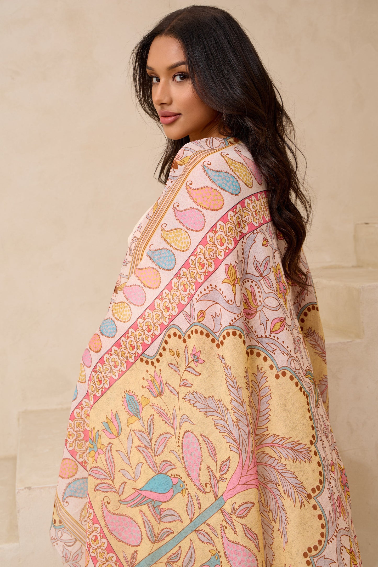 Paisley Palm Scarf