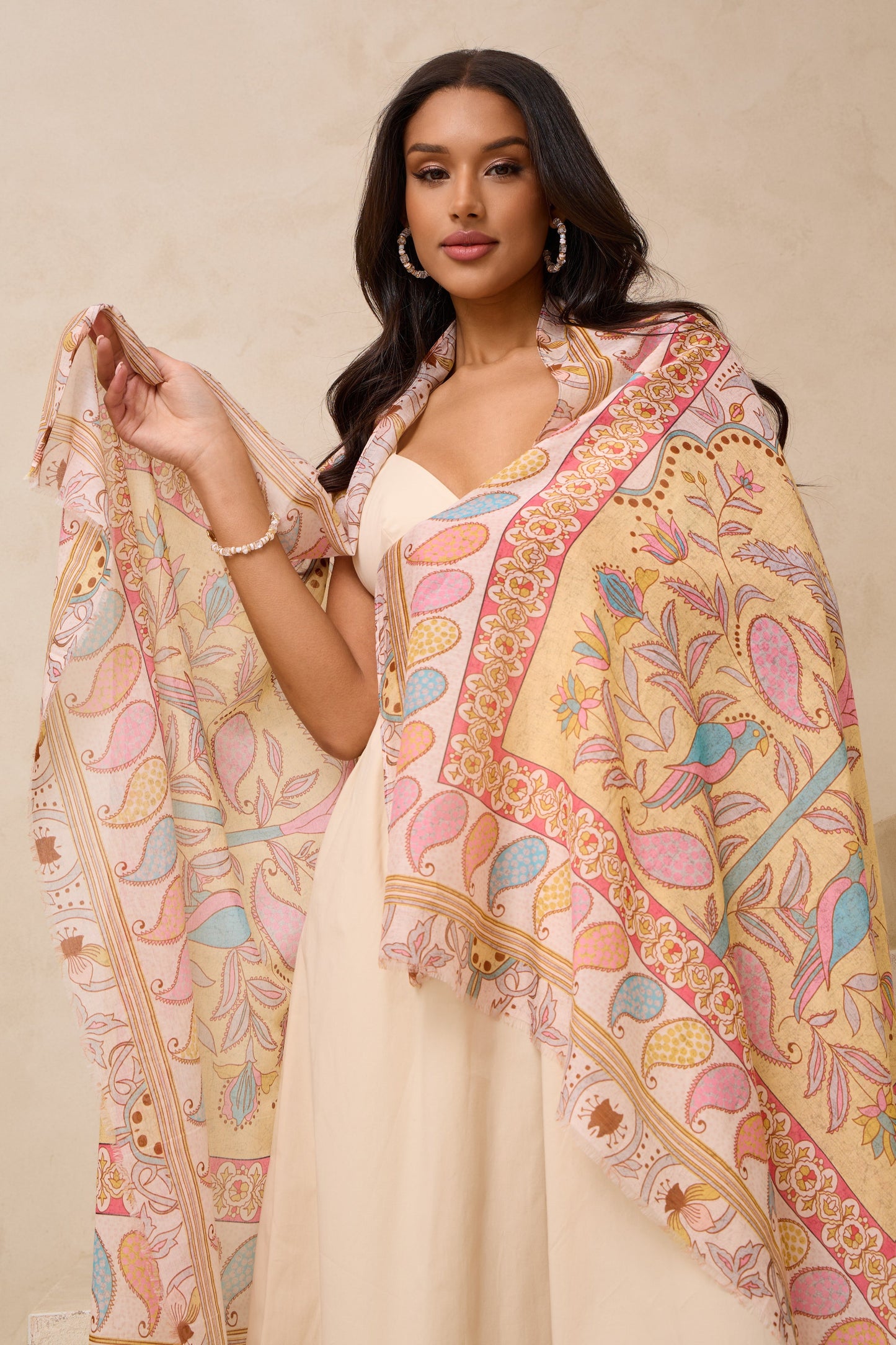 Paisley Palm Scarf