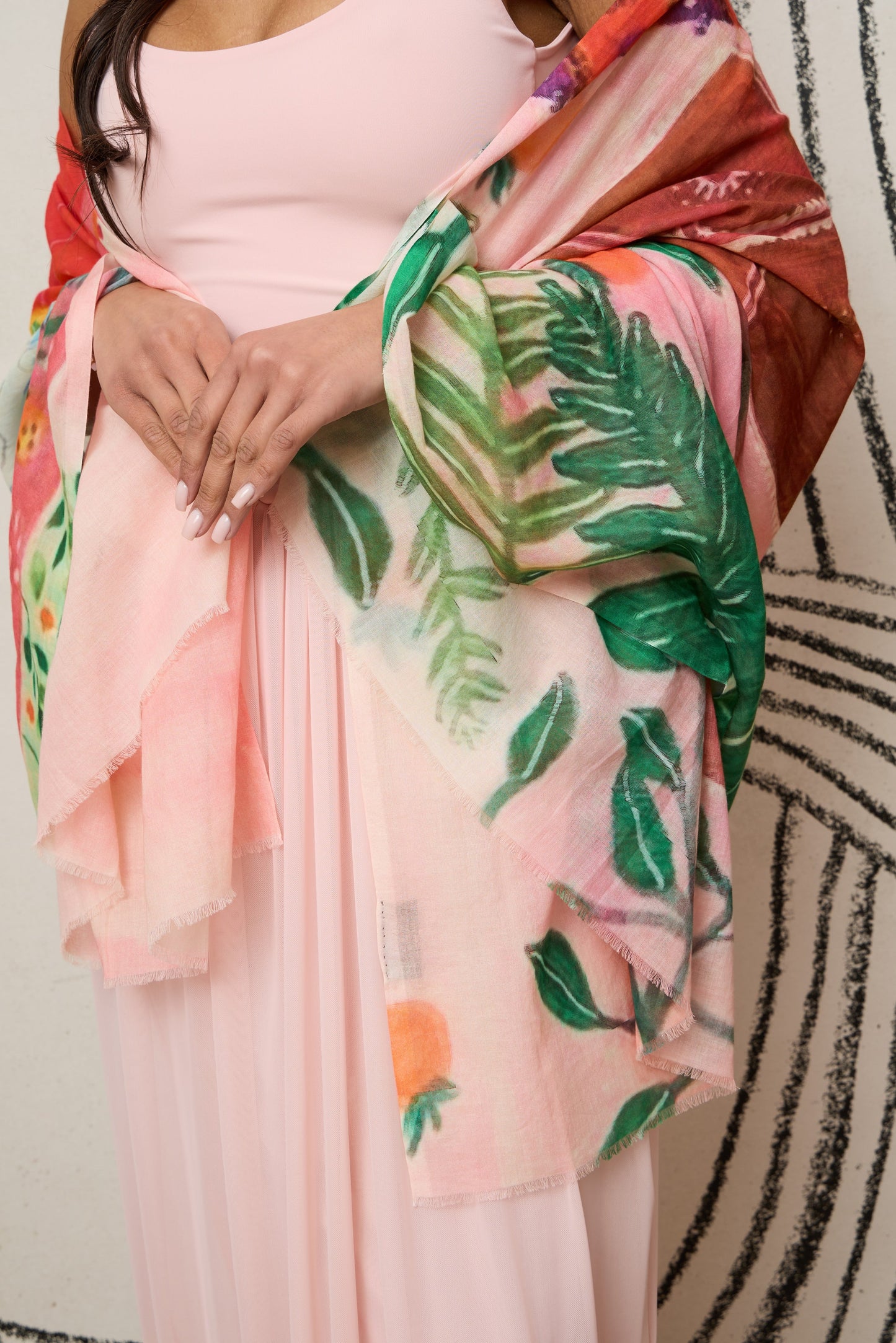 Patchwork Printed Scarf