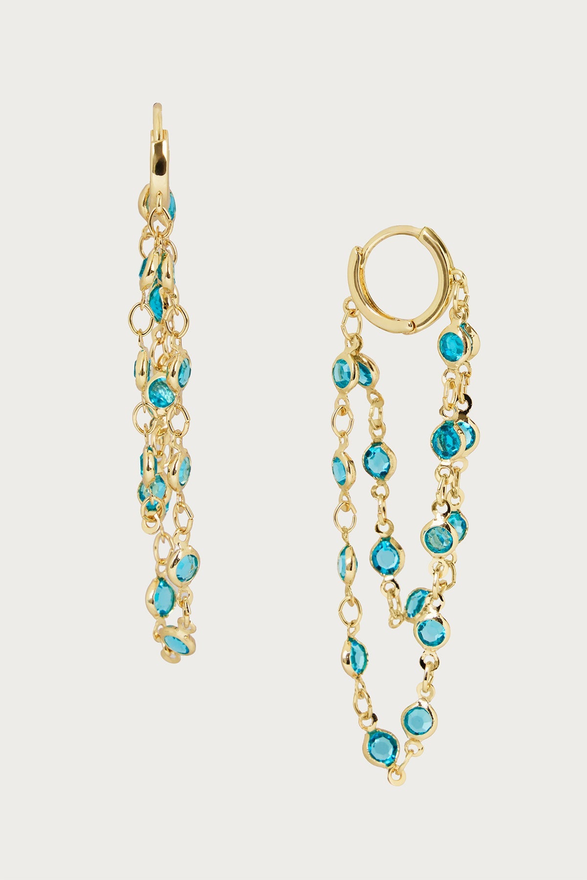 Glass Multi Layer Earring