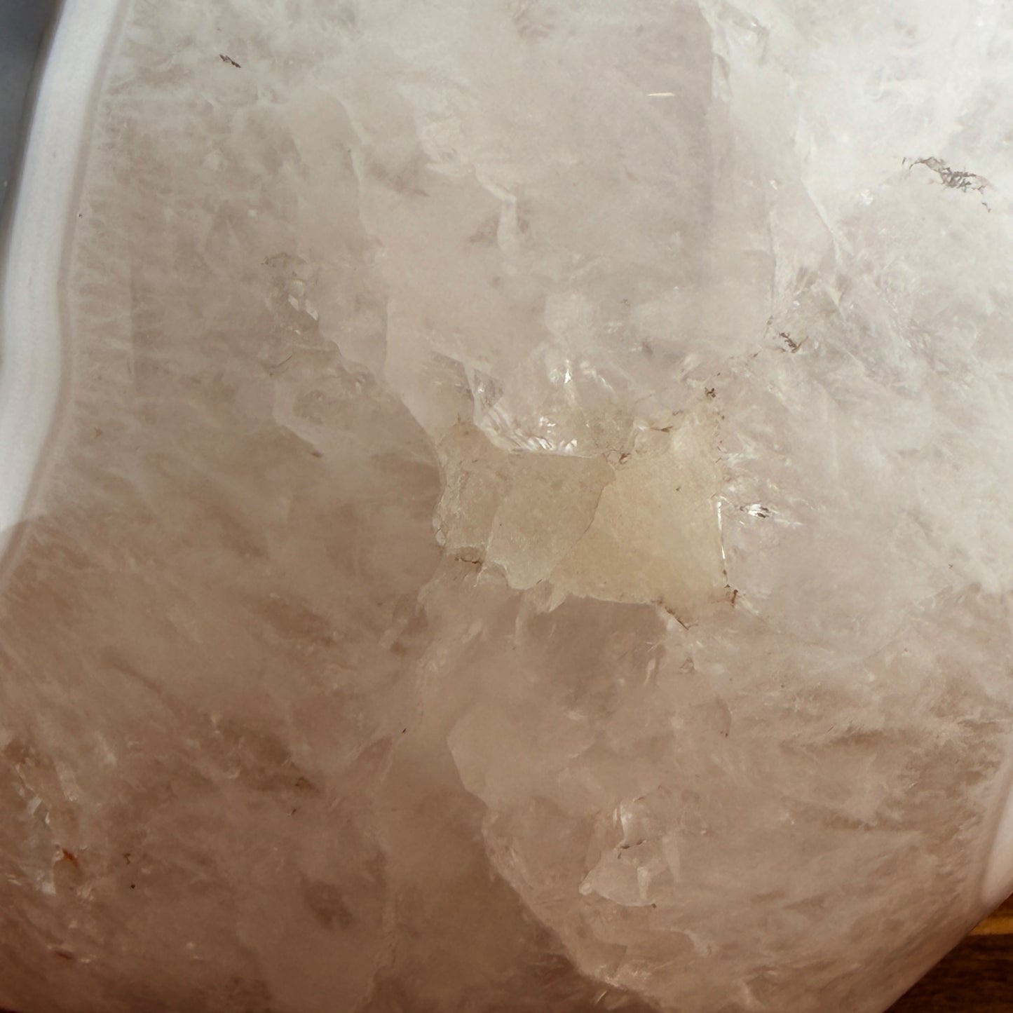 Druzy Agate with Quartz  XL Skull