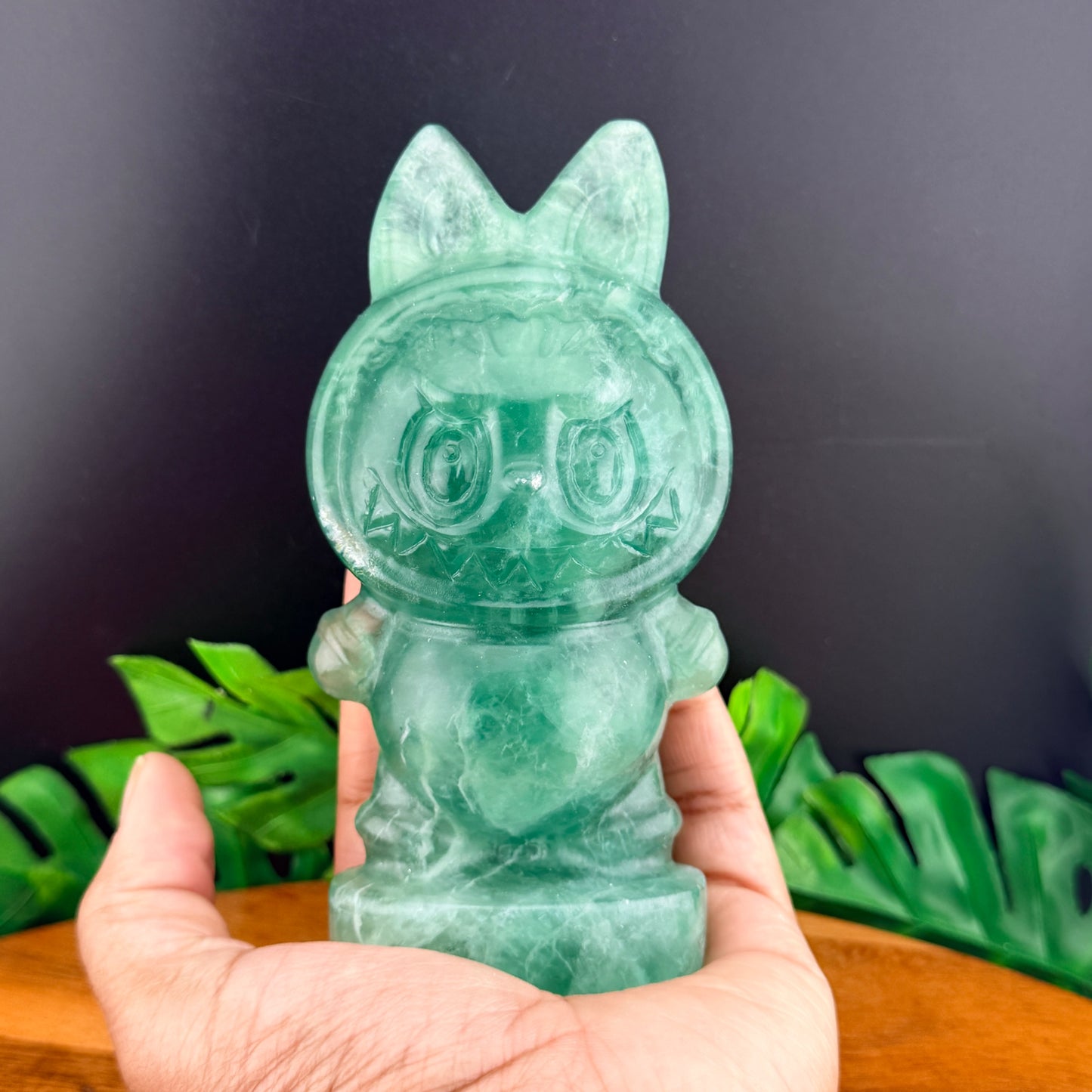 Green Fluorite Labubu