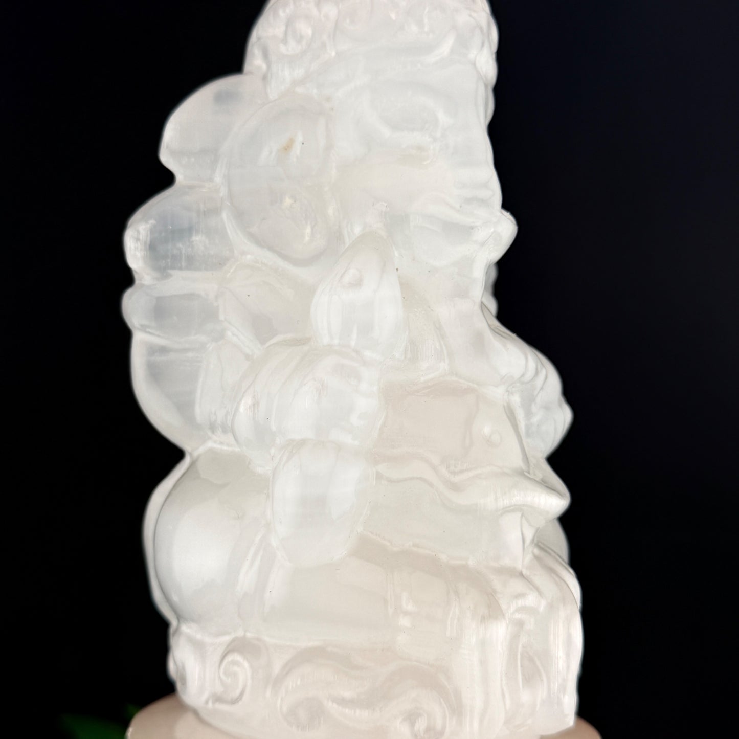 Satin Spar Ganesh