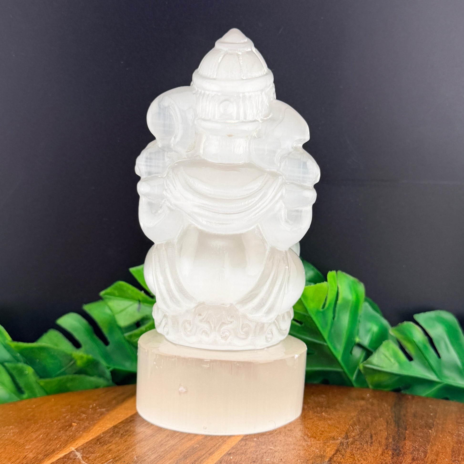 Satin Spar Ganesh