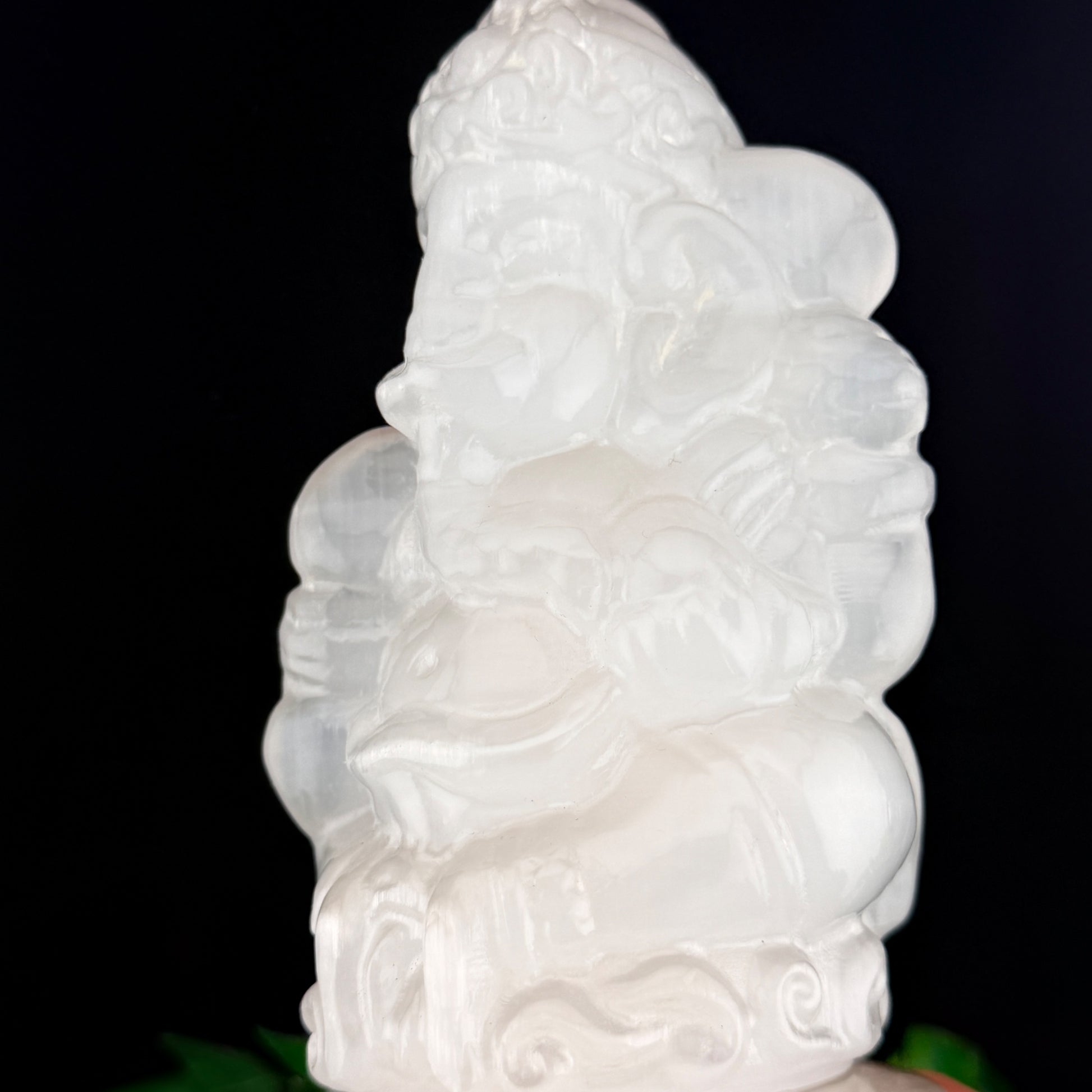 Satin Spar Ganesh