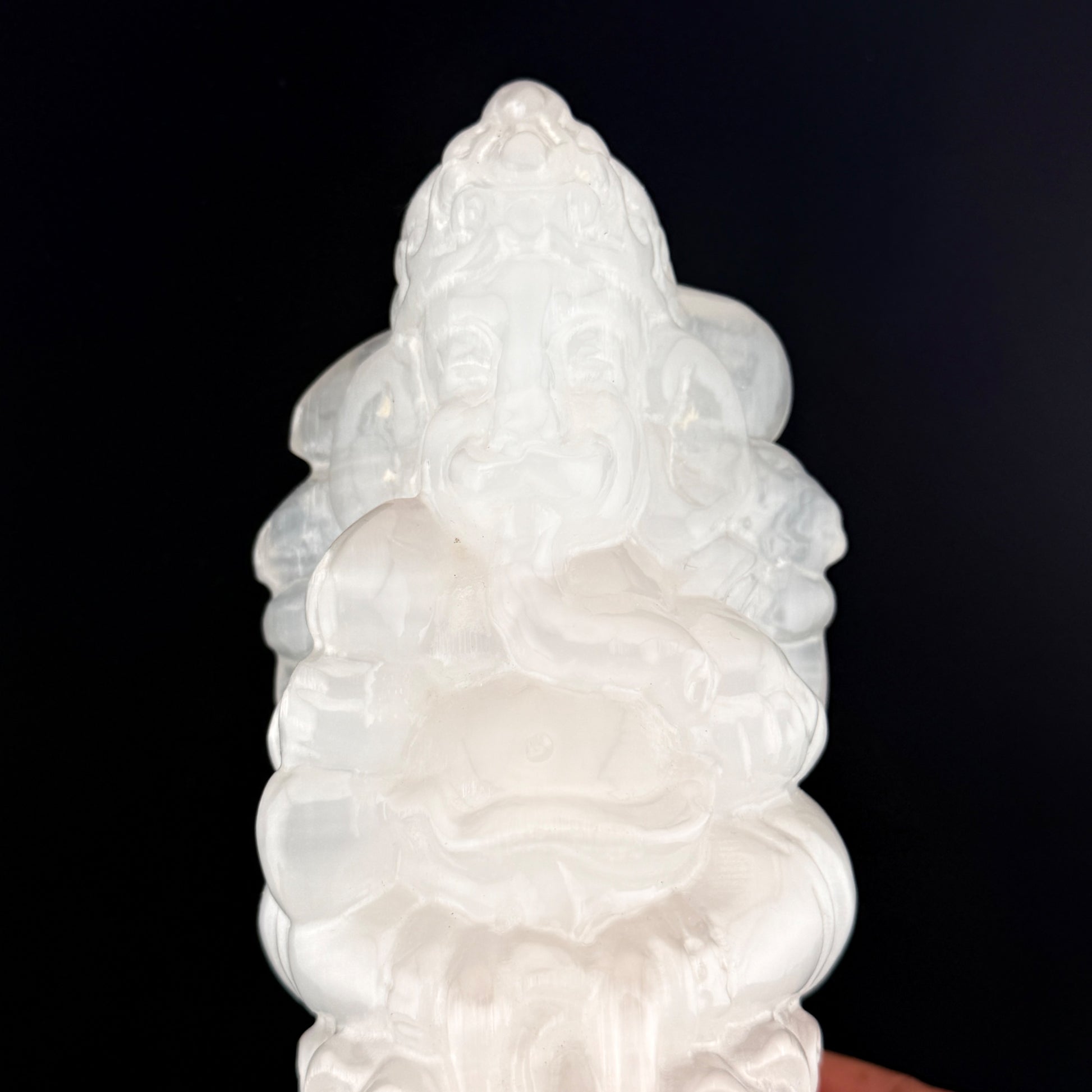 Satin Spar Ganesh