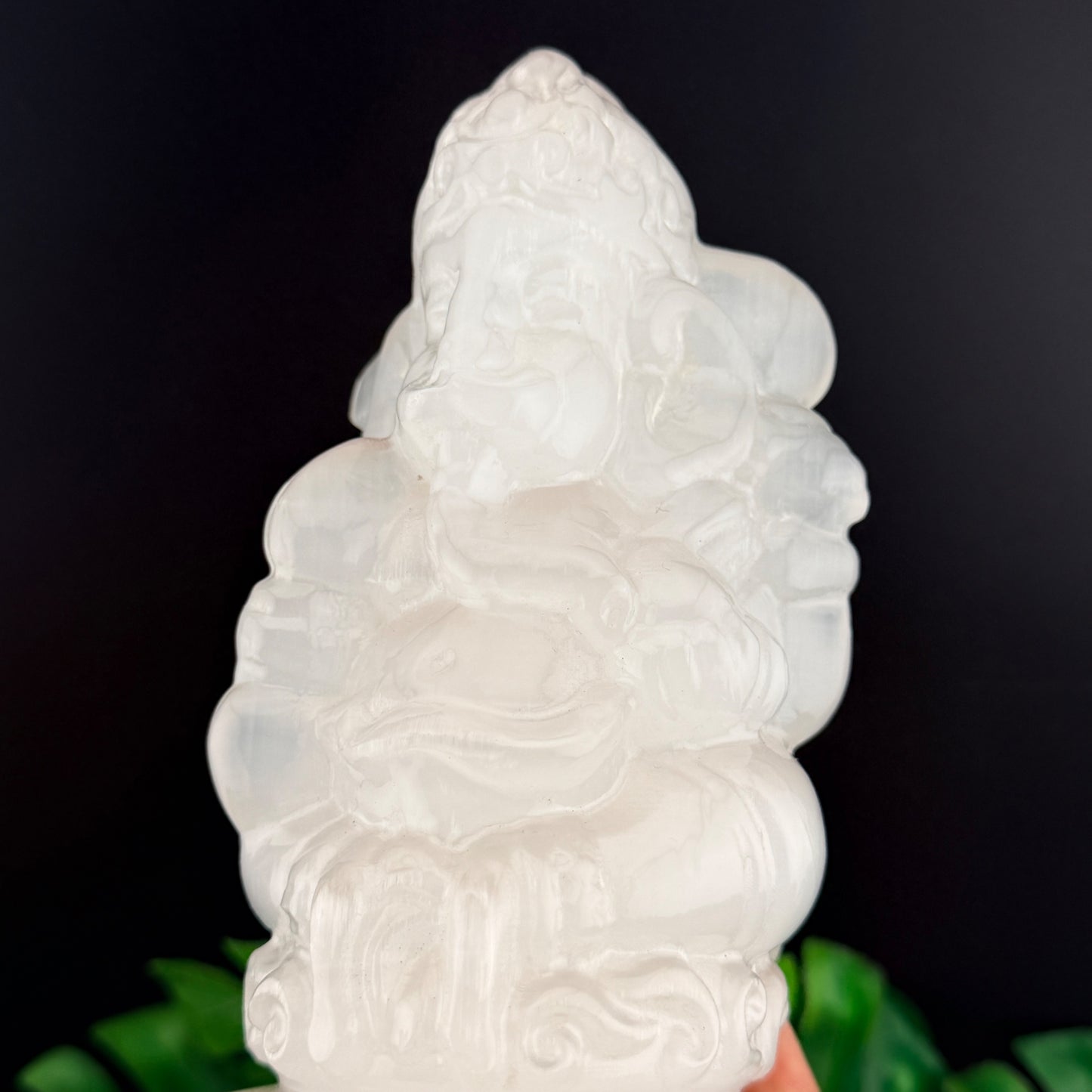 Satin Spar Ganesh