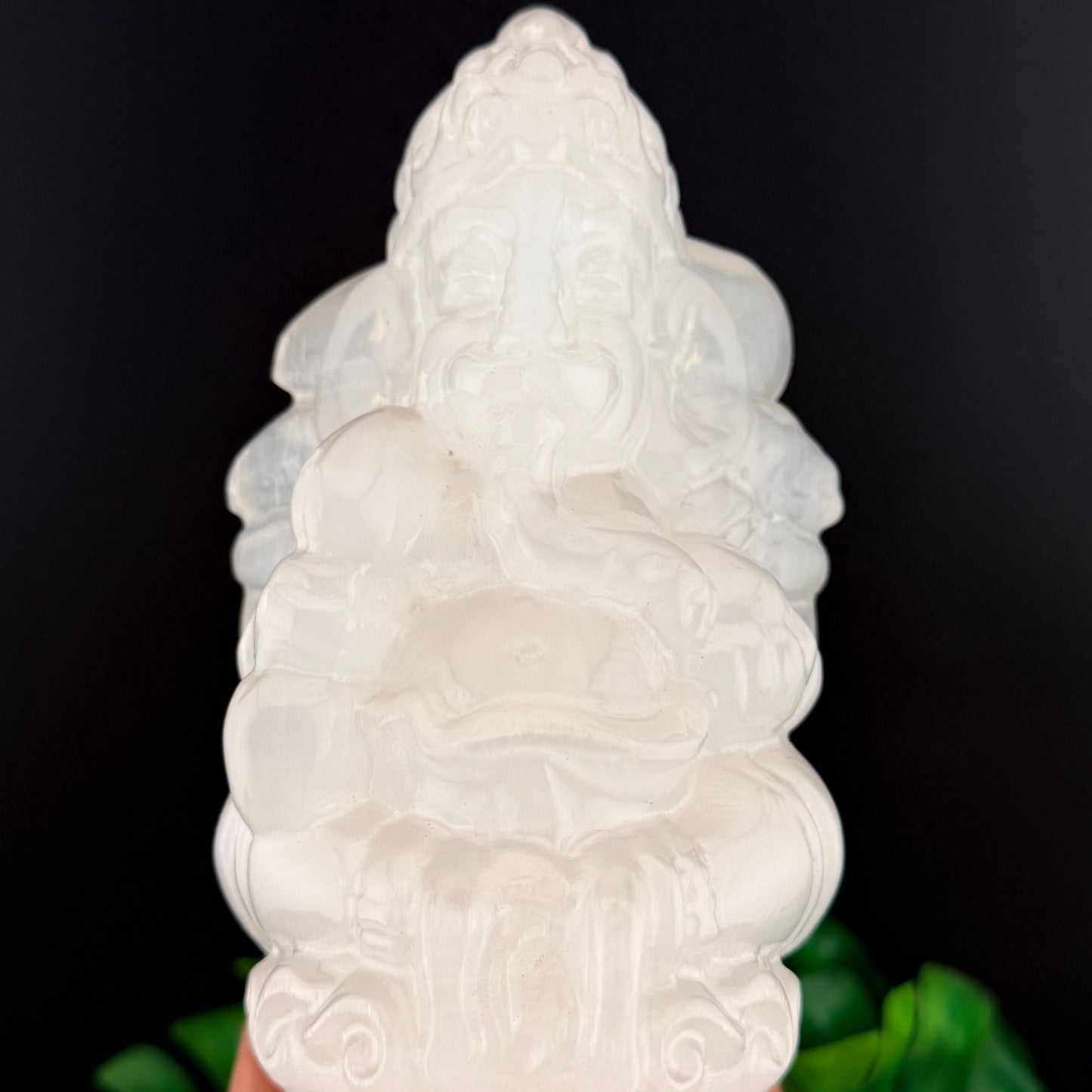 Satin Spar Ganesh