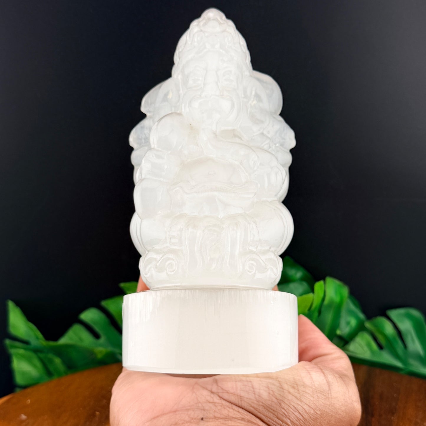 Satin Spar Ganesh