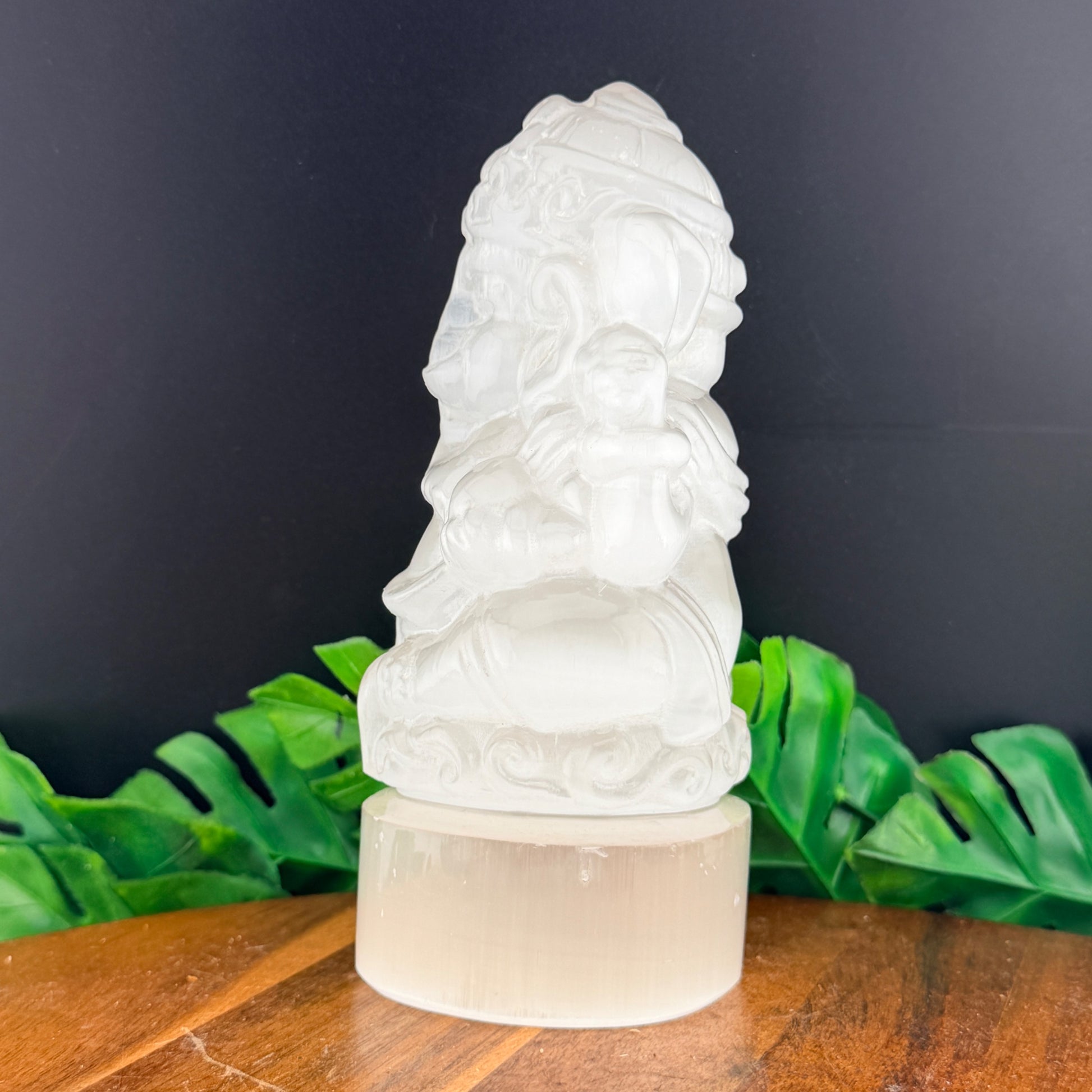 Satin Spar Ganesh