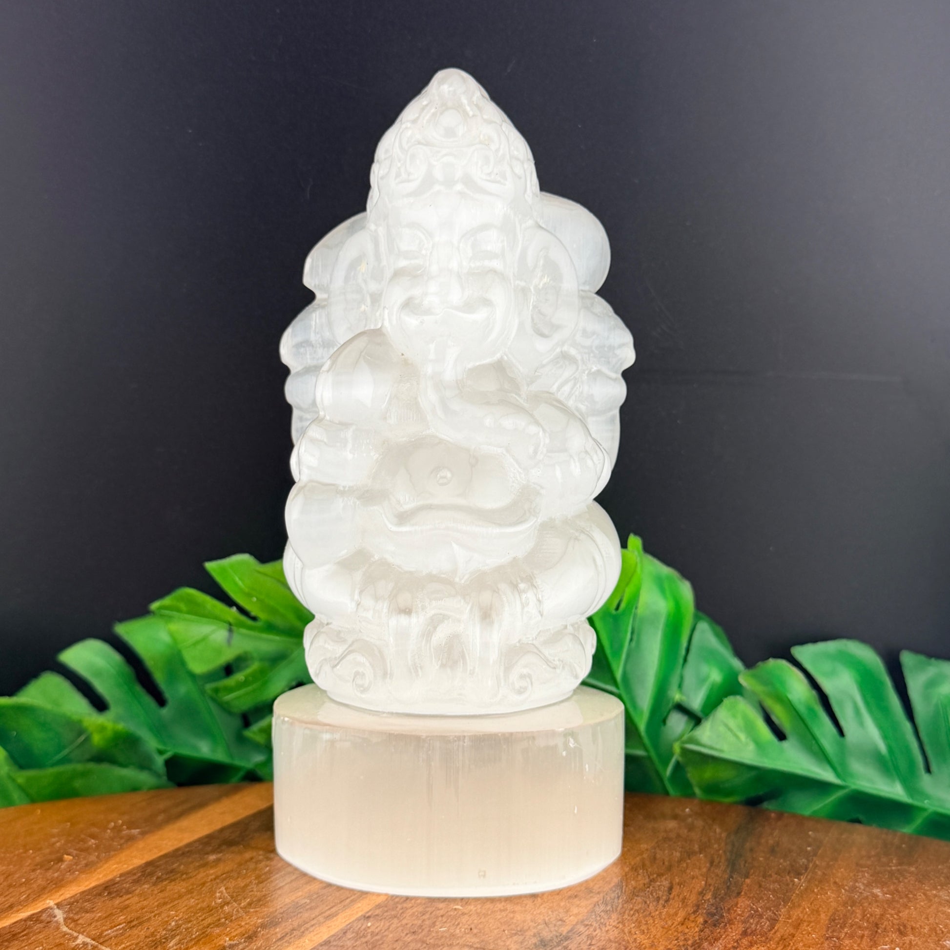 Satin Spar Ganesh