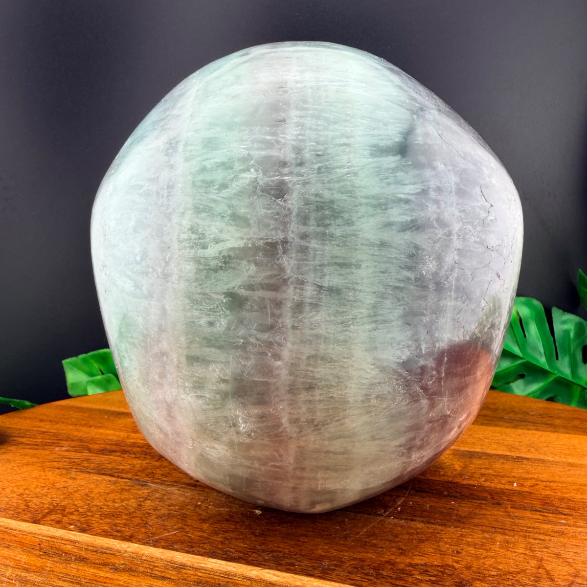 XL Rainbow Fluorite Skull