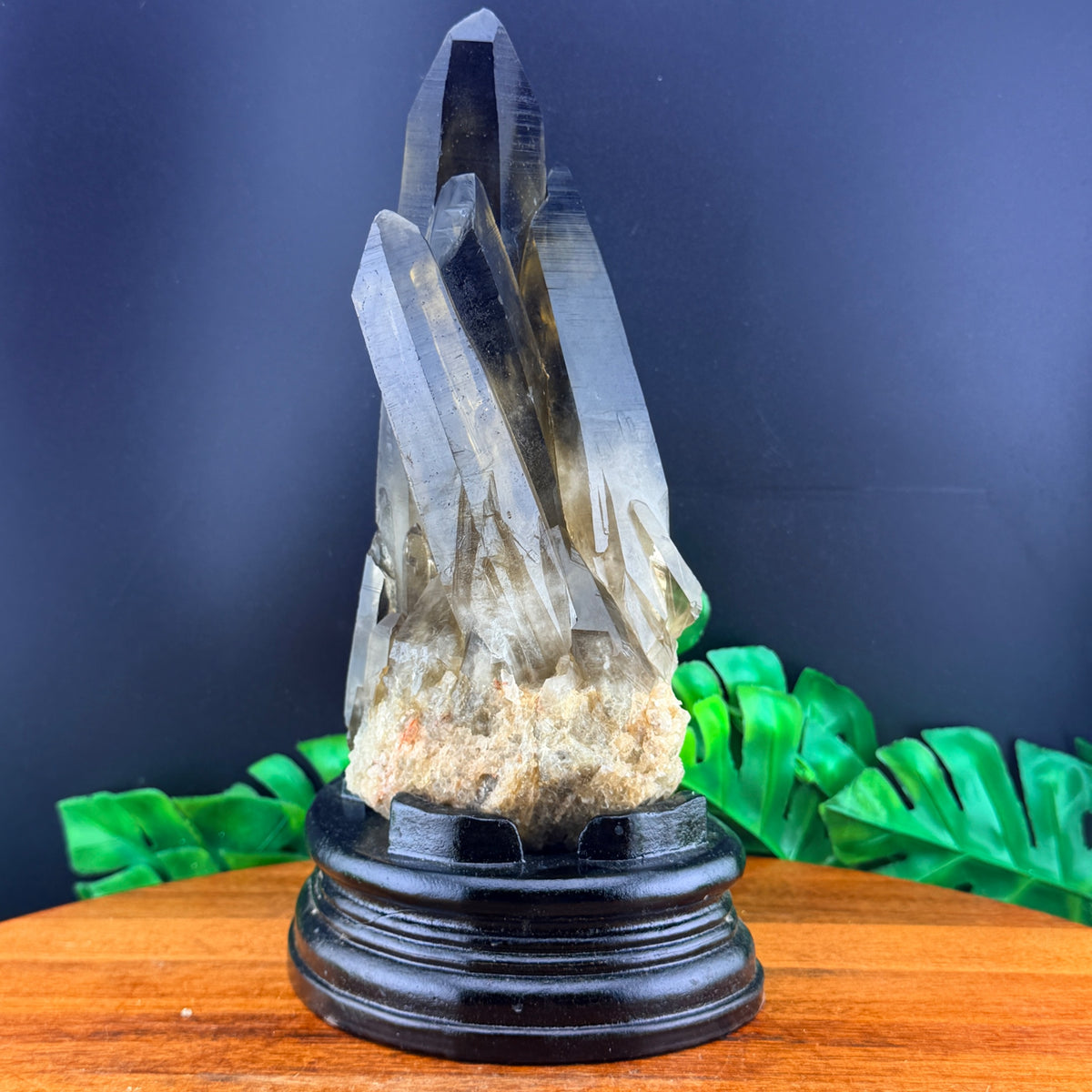 Smoky HT Citrine Cluster