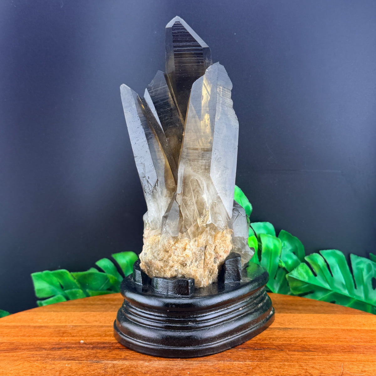 Smoky HT Citrine Cluster