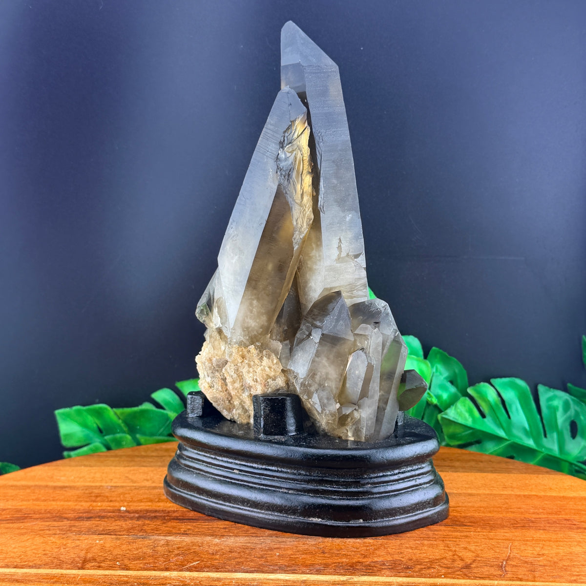 Smoky HT Citrine Cluster