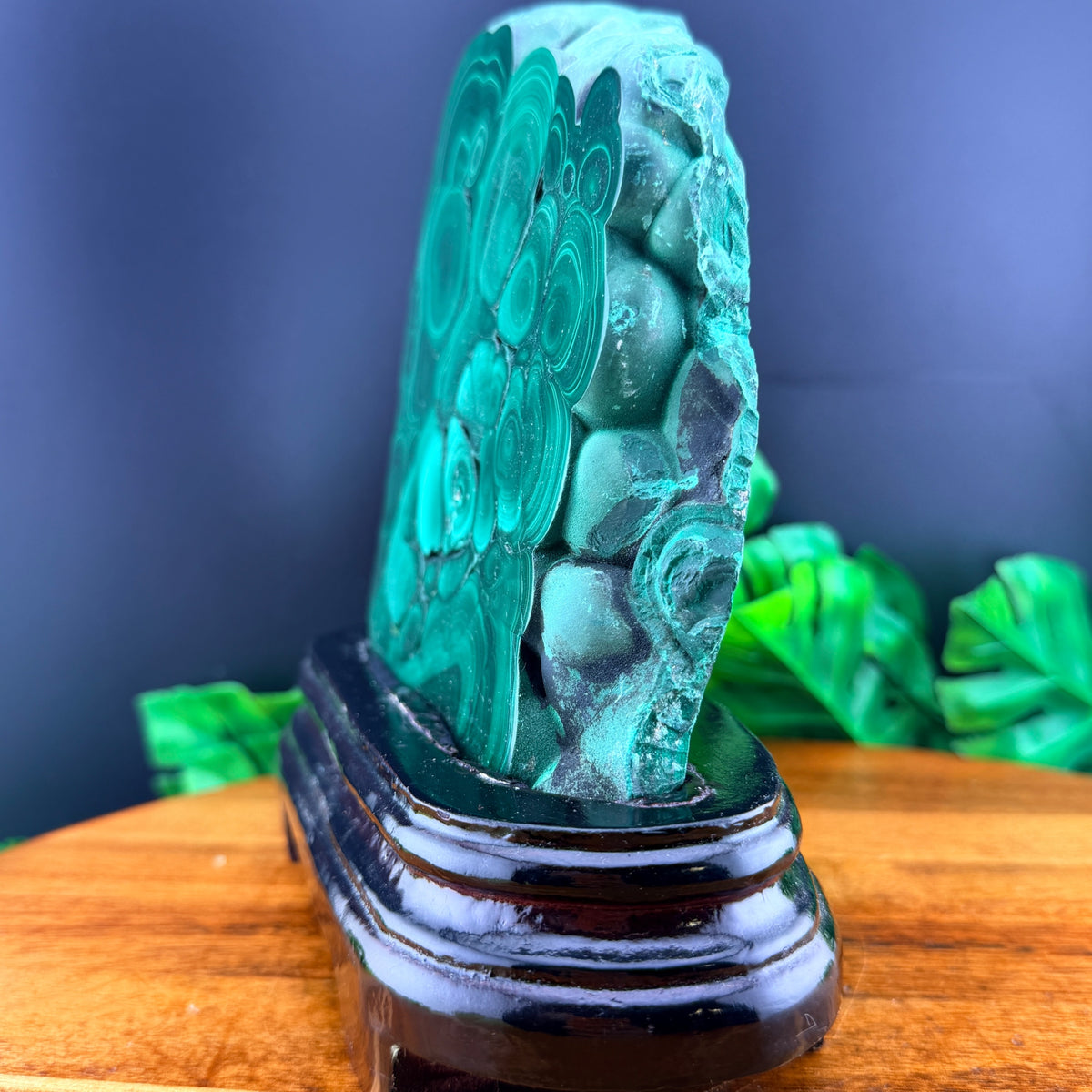 Malachite Freeform with Stand