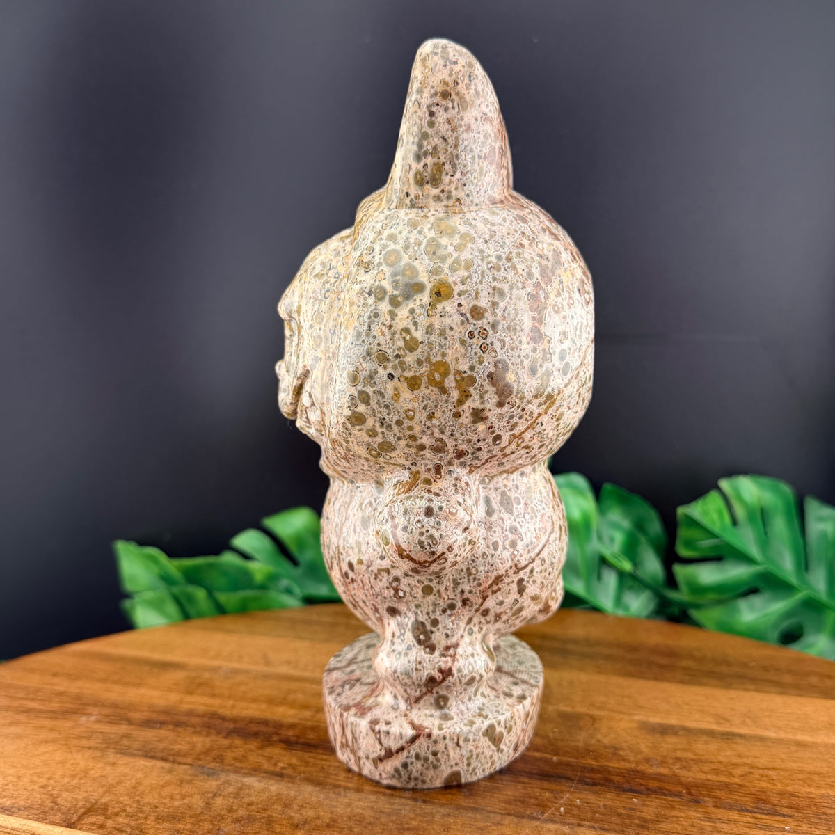 Leopard Skin Jasper Labubu