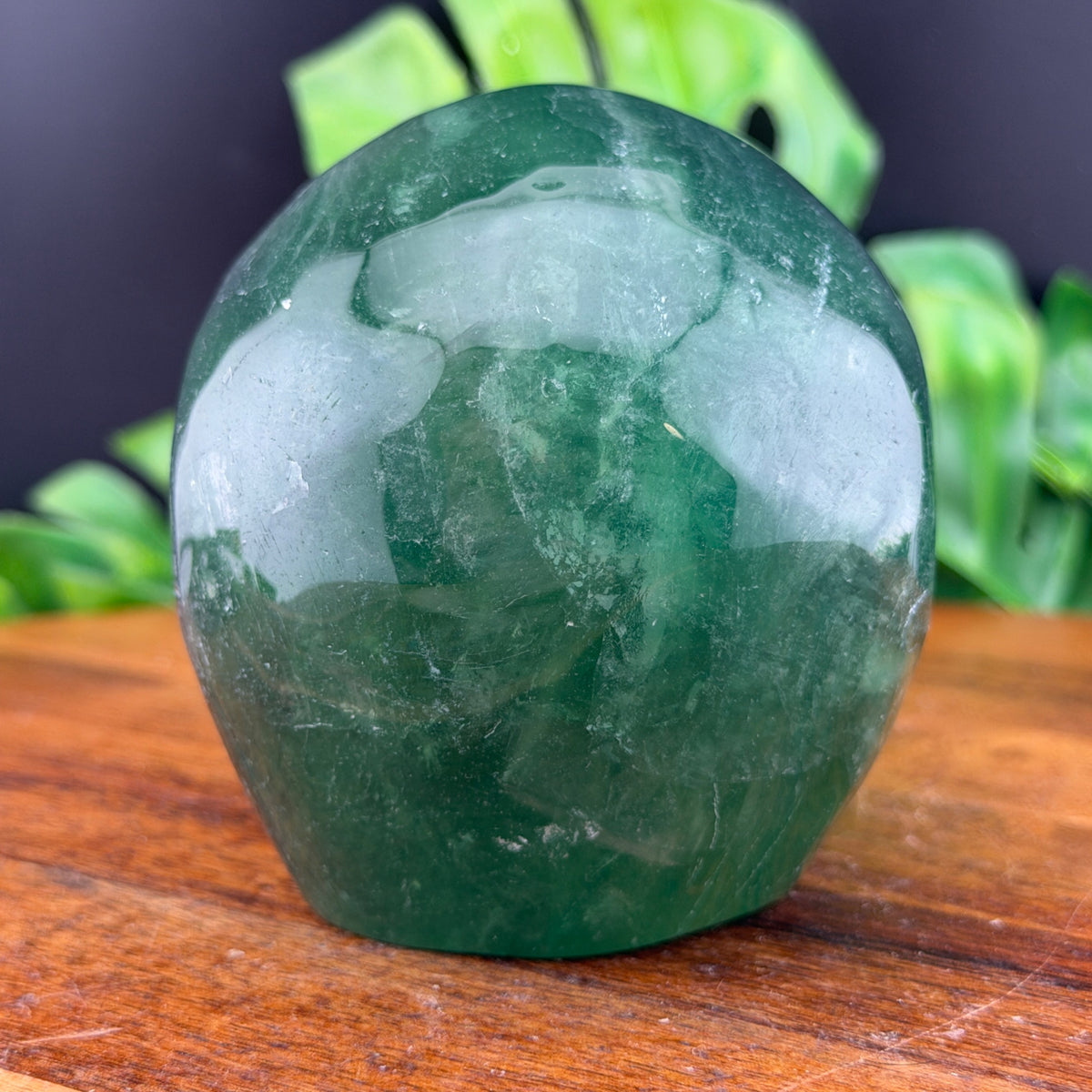 Rainbow Fluorite Hollowed out Vampire Skull