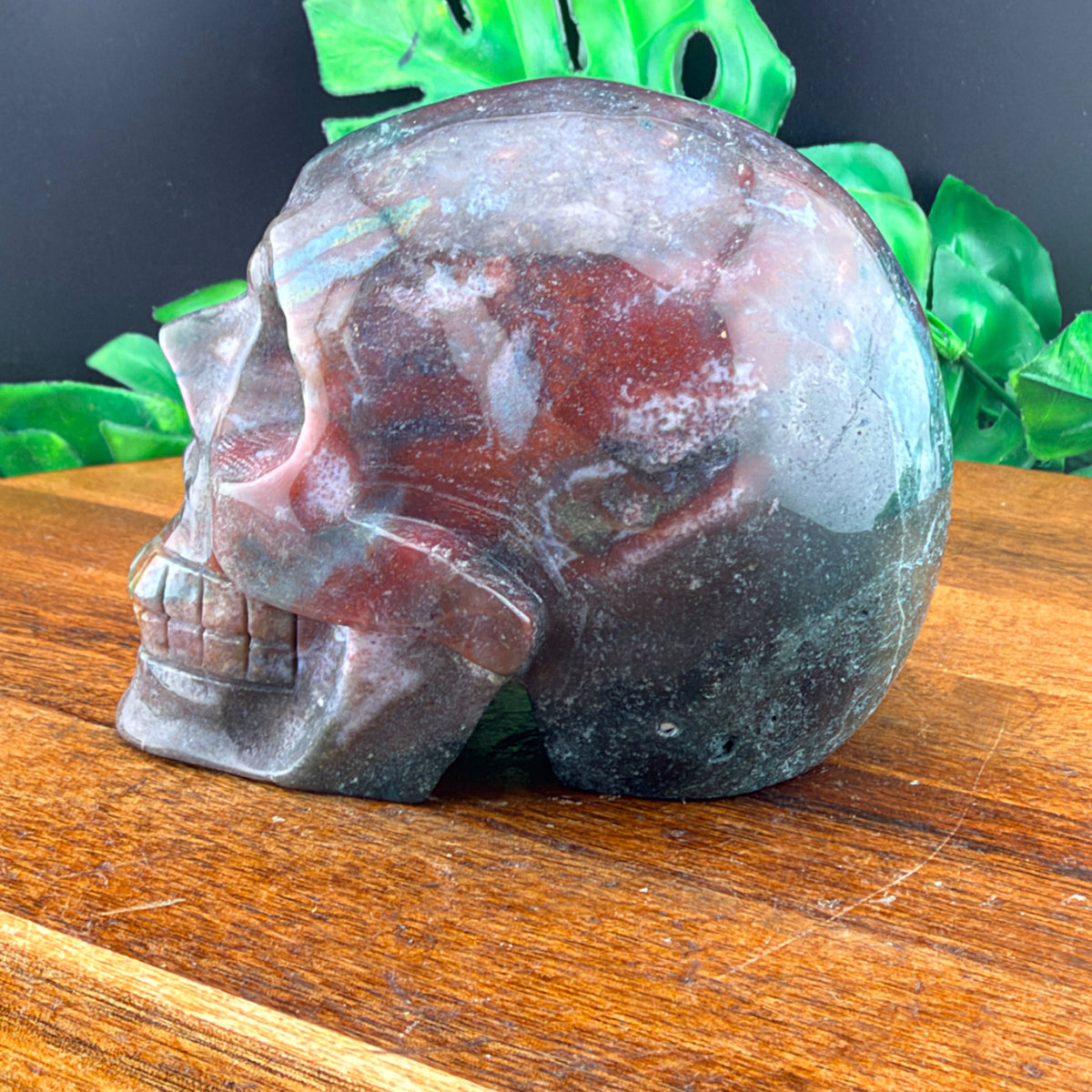 Ocean Jasper Skull