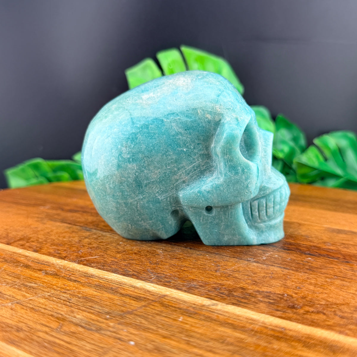 Amazonite Skull