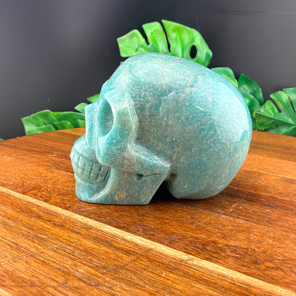 Amazonite Skull