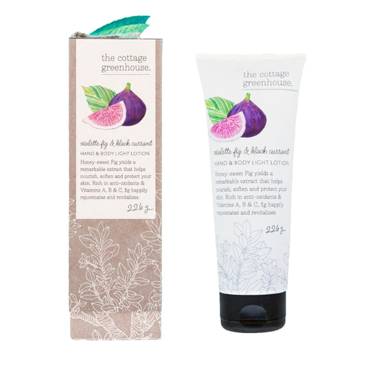 The Cottage Greenhouse Violette Fig & Black Currant Hand & Body Light Lotion