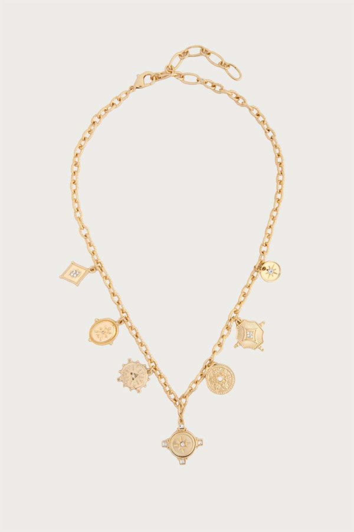 Celeste Compass Charm Necklace