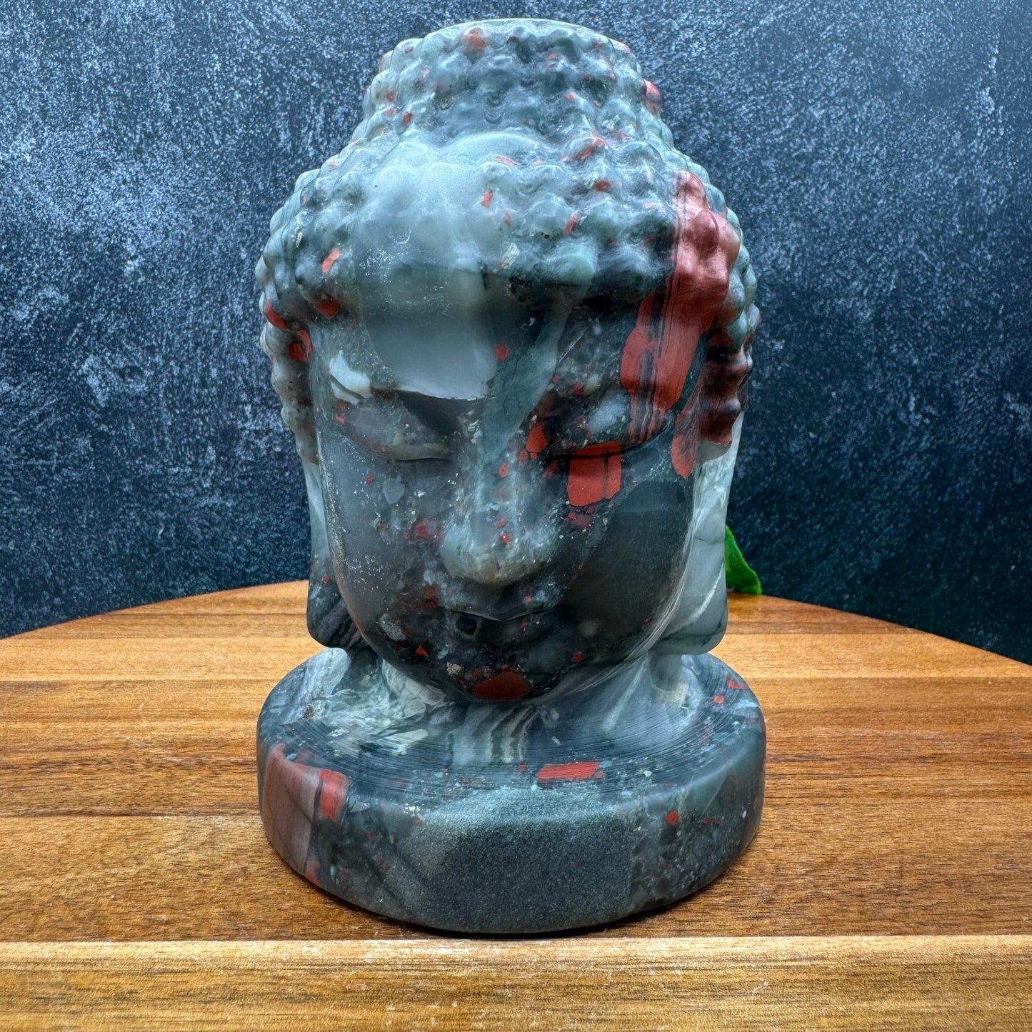 African Bloodstone Buddha Bust - Sage & Magic