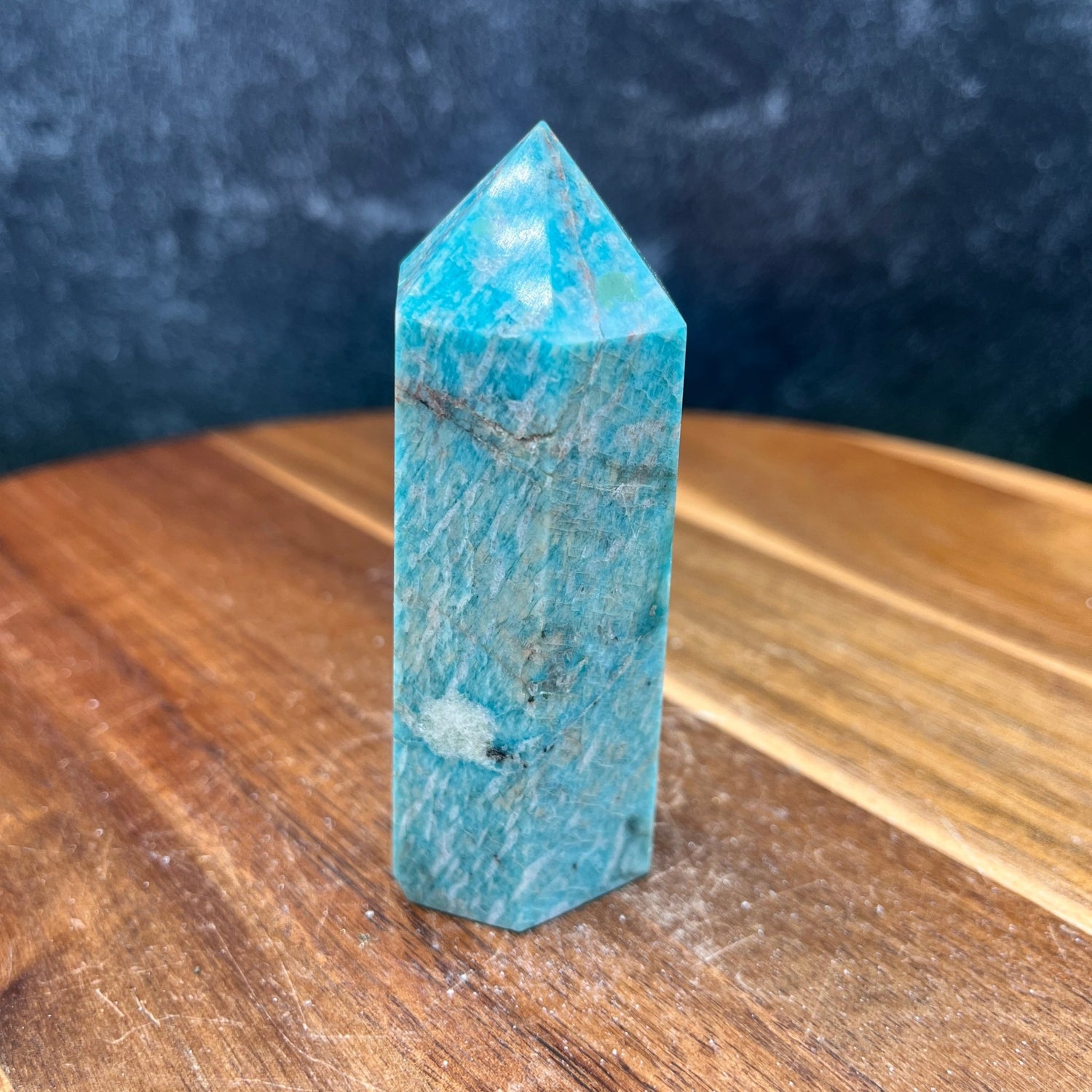 Amazonite on Smoky Quartz Tower - Sage & Magic