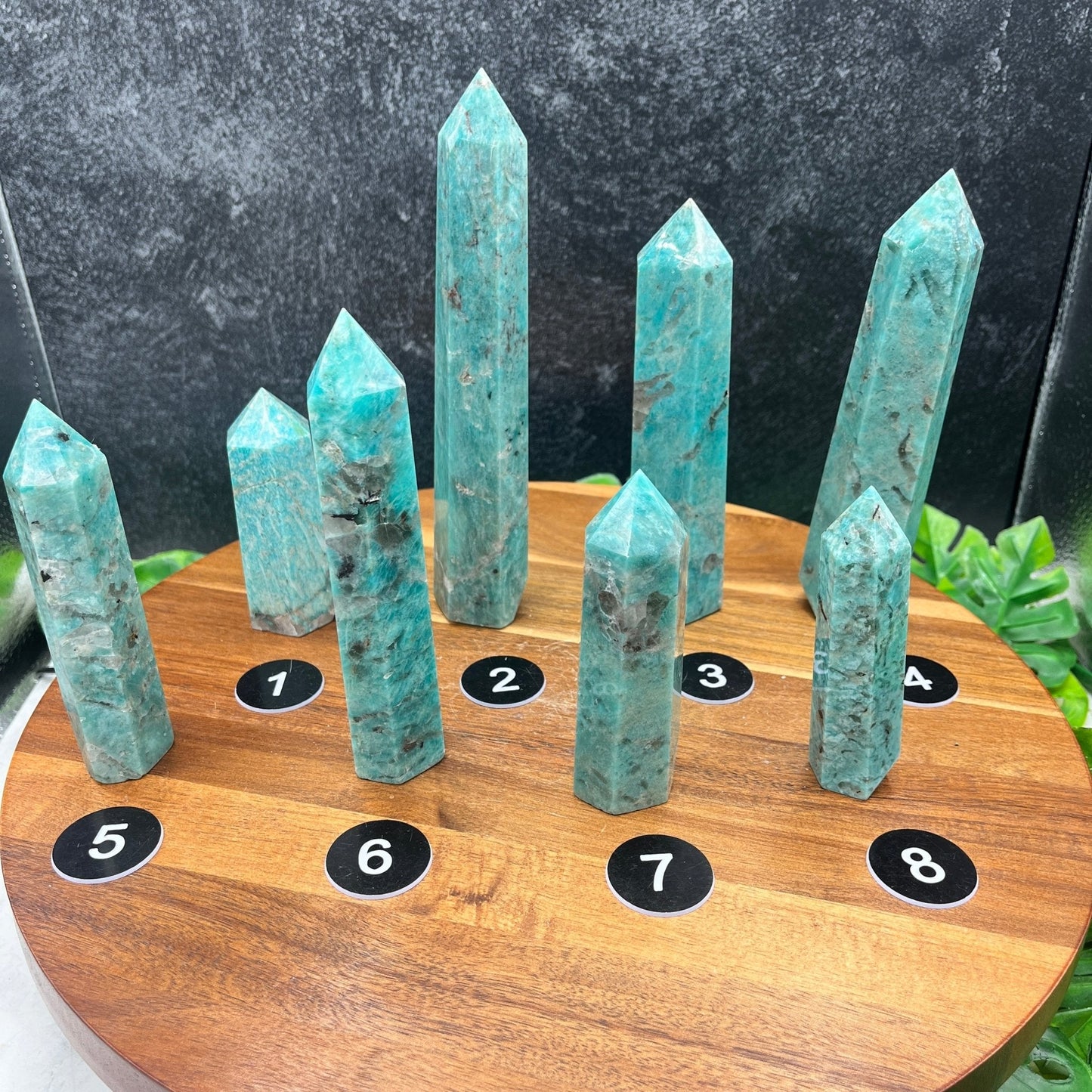 Amazonite on Smoky Quartz Tower - Sage & Magic