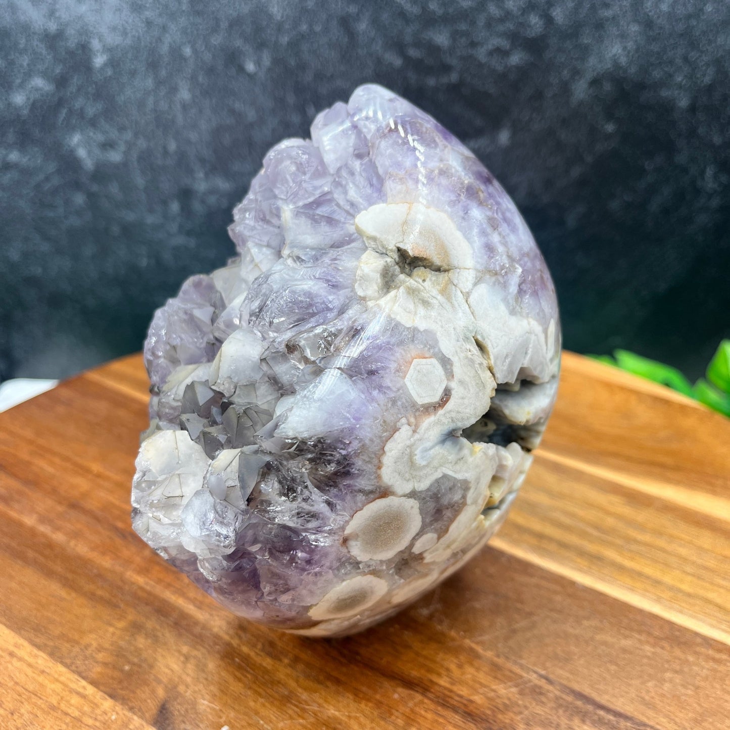 Amethyst in Flower Agate Cluster - Sage & Magic